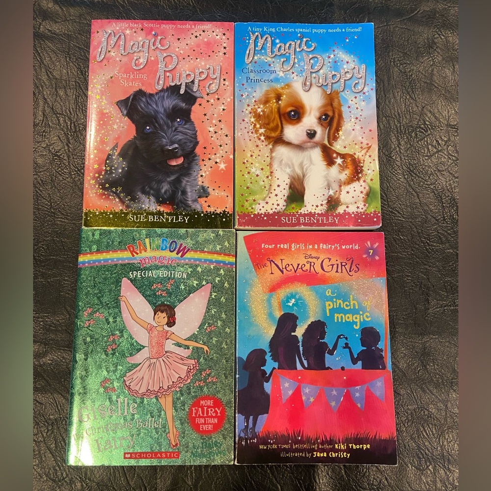 Colorful Fairy and Puppy Book Set